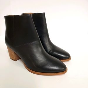 Madewell The Rosie Womens Ankle Booties Black New